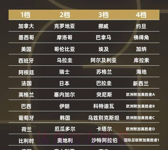 2026世界杯球队名单规则