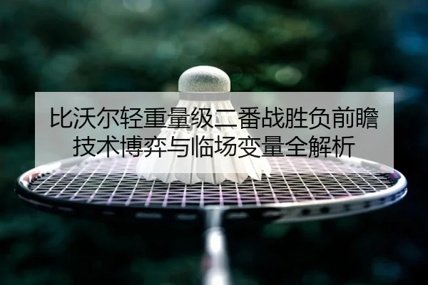 比沃尔轻重量级二番战胜负前瞻 技术博弈与临场变量全解析
